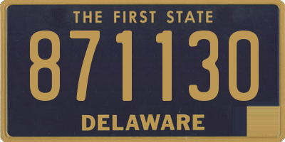 DE license plate 871130