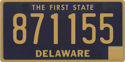 DE license plate 871155