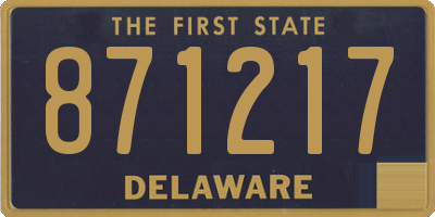 DE license plate 871217