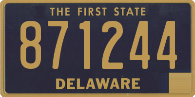 DE license plate 871244
