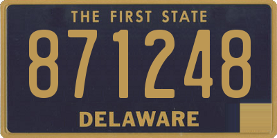 DE license plate 871248