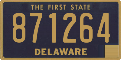 DE license plate 871264