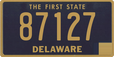DE license plate 87127