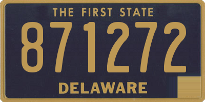 DE license plate 871272