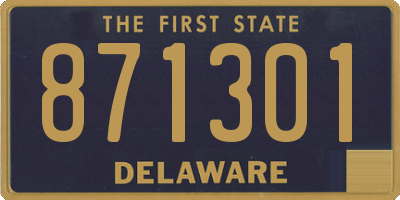 DE license plate 871301