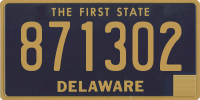 DE license plate 871302