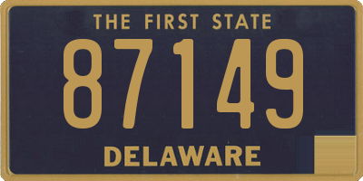 DE license plate 87149