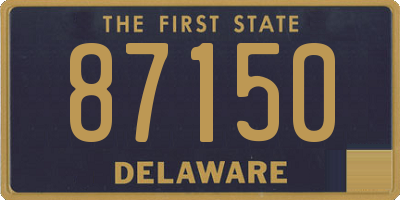 DE license plate 87150