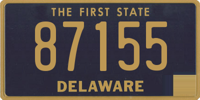 DE license plate 87155