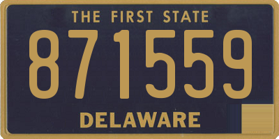 DE license plate 871559