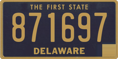 DE license plate 871697