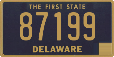 DE license plate 87199