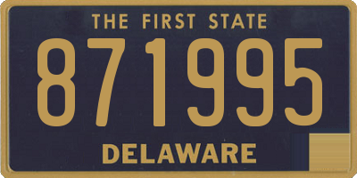 DE license plate 871995