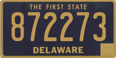 DE license plate 872273