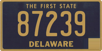 DE license plate 87239