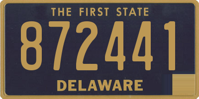 DE license plate 872441
