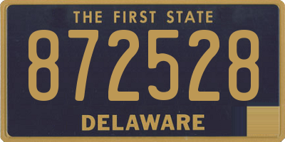DE license plate 872528
