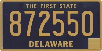DE license plate 872550