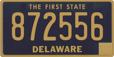 DE license plate 872556
