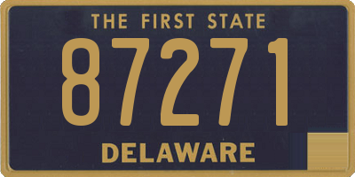 DE license plate 87271