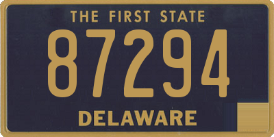 DE license plate 87294