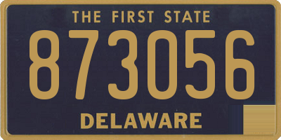 DE license plate 873056