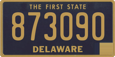 DE license plate 873090