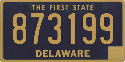 DE license plate 873199