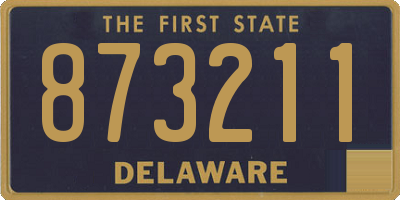 DE license plate 873211