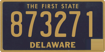 DE license plate 873271