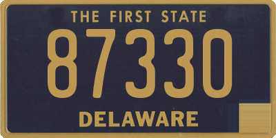 DE license plate 87330