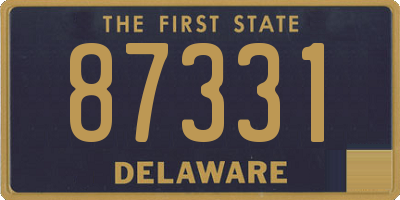 DE license plate 87331