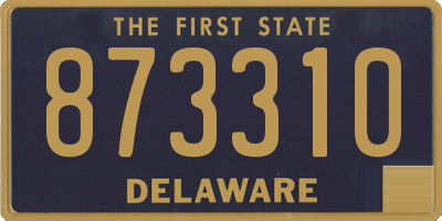 DE license plate 873310