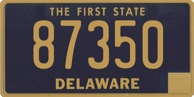 DE license plate 87350