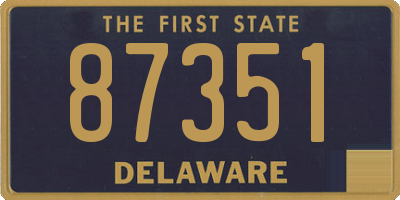 DE license plate 87351