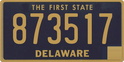 DE license plate 873517