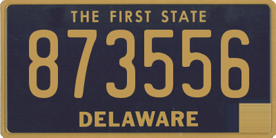 DE license plate 873556