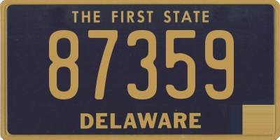 DE license plate 87359
