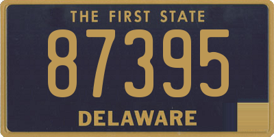 DE license plate 87395