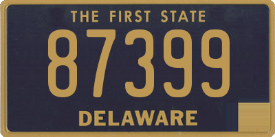 DE license plate 87399
