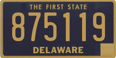 DE license plate 875119