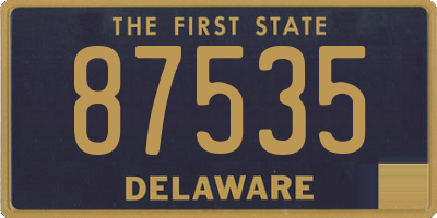 DE license plate 87535