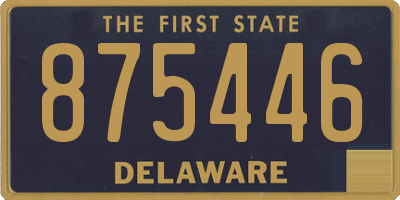 DE license plate 875446