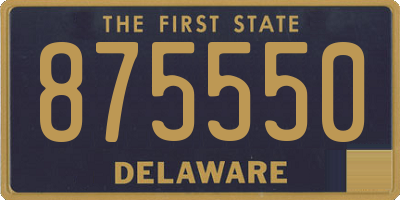DE license plate 875550