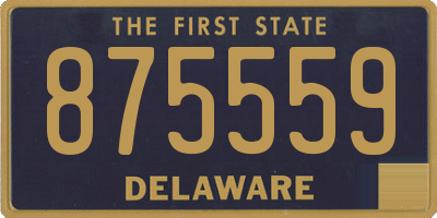DE license plate 875559