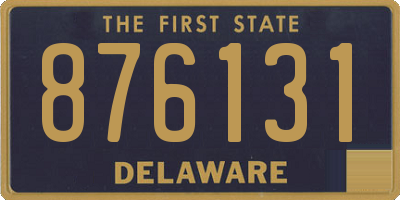 DE license plate 876131