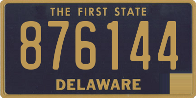DE license plate 876144