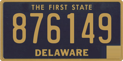 DE license plate 876149