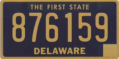 DE license plate 876159