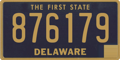 DE license plate 876179